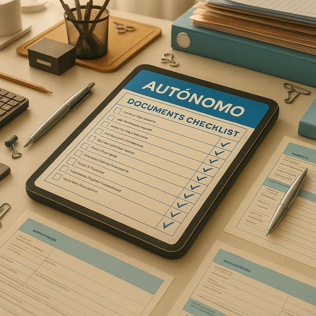 Checklist completo: documentos para dar de alta un autónomo en España
